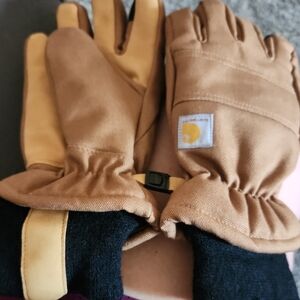 Women's New Without Tags Carhartt Tan Insulated Work Gloves